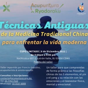 Técnicas antiguas de la Medicina Tradicional China para enfrentar la vida moderna